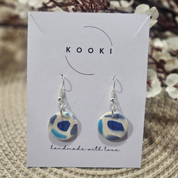 Blue Mosaic Earrings