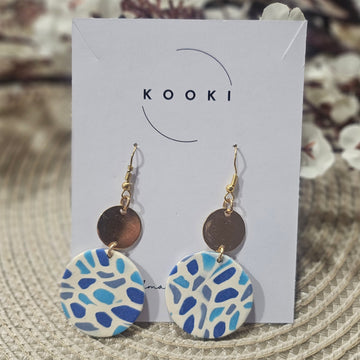 Copper-Tone Dangle Earrings