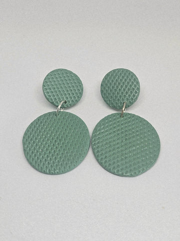 Textured Round Dangles