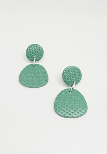 Textured Green Small Dangles