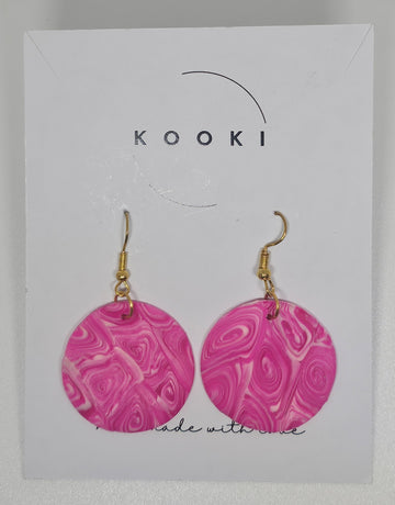 Bright Pink Dangles
