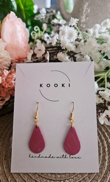 Tear drop earrings