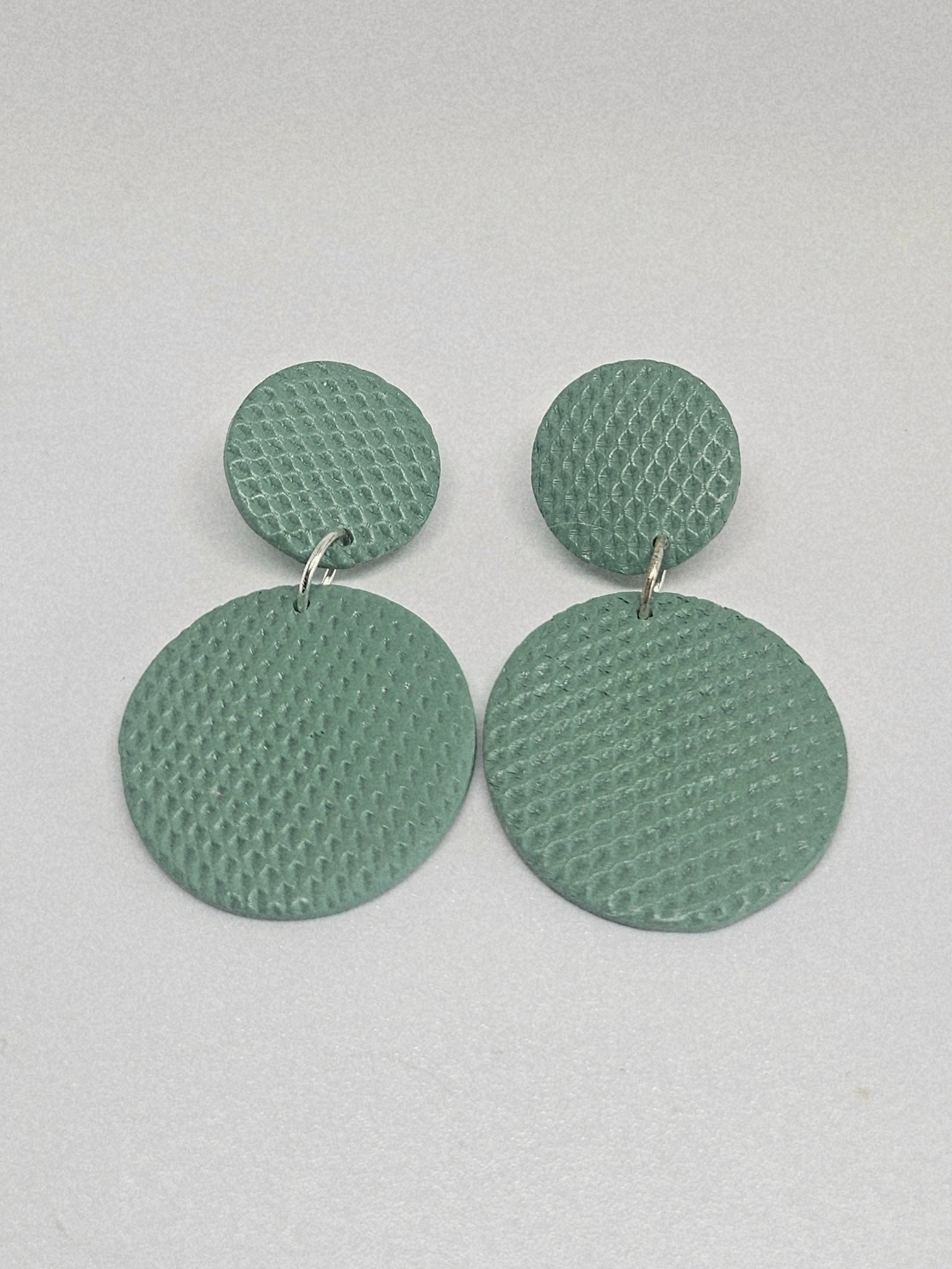 Textured Round Dangles