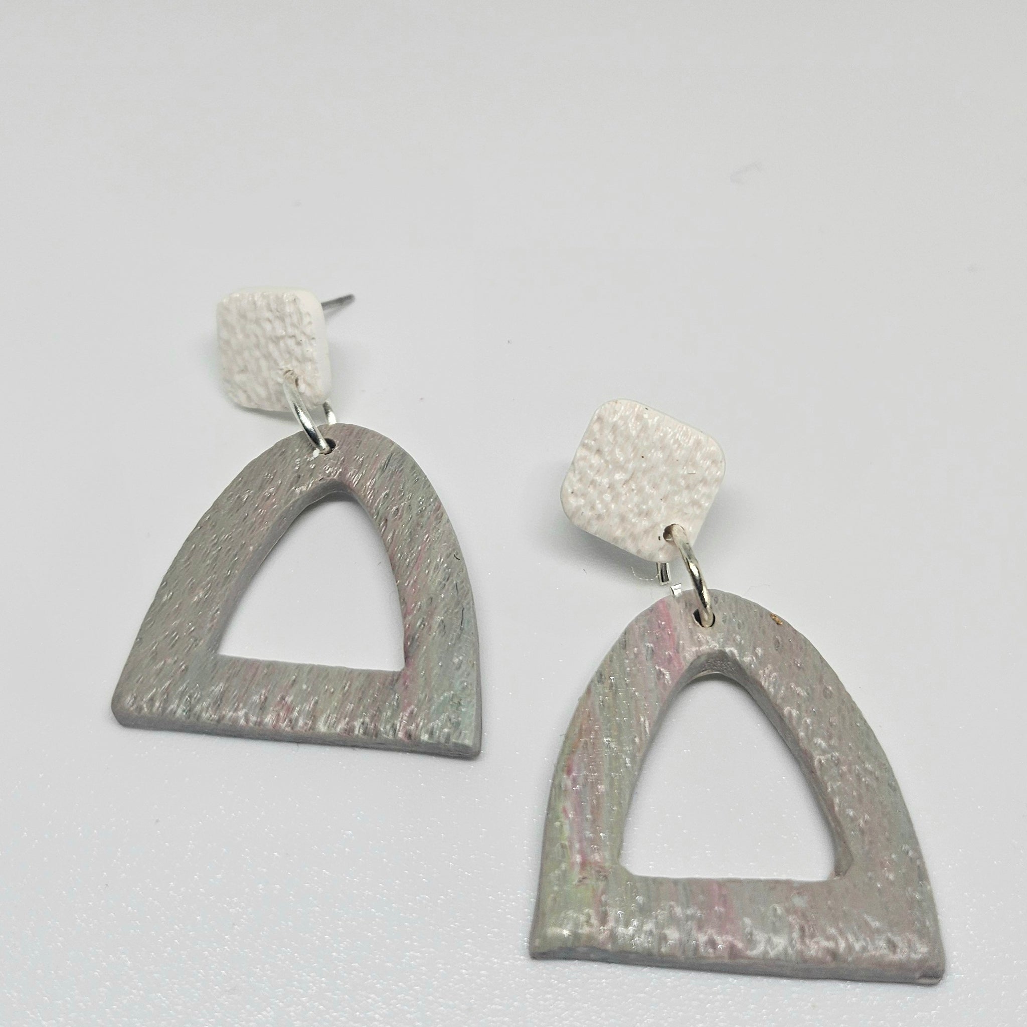 Textured Sage Dangles