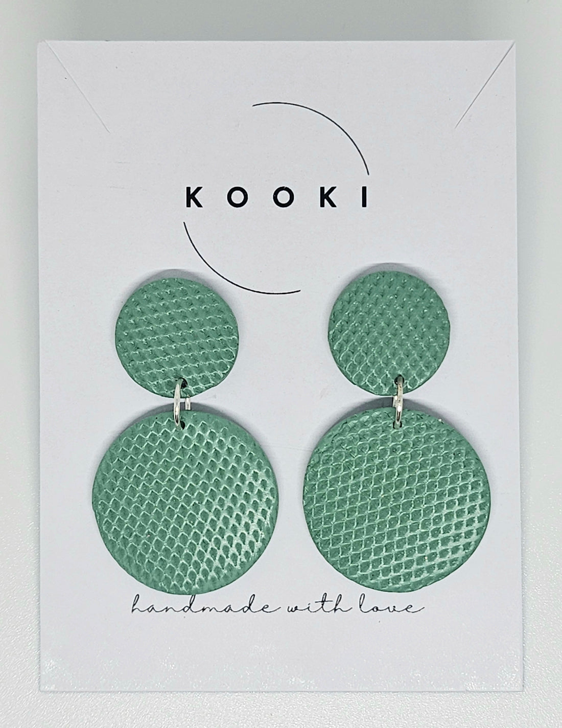 Textured Round Dangles