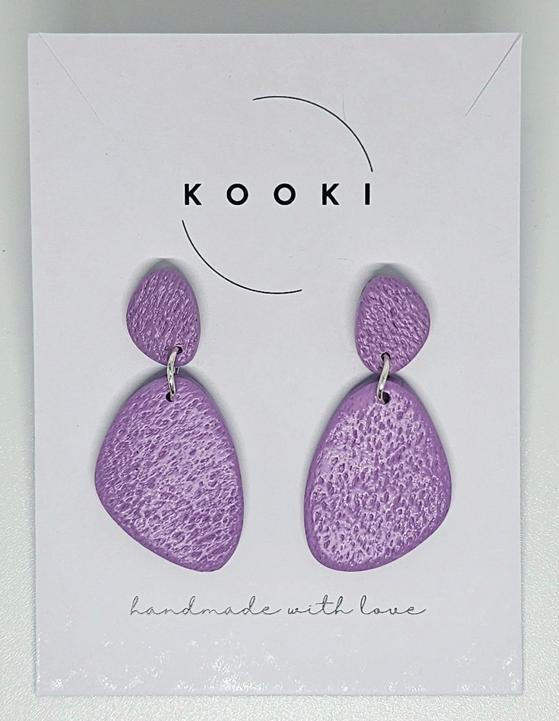 Textured Purple Dangles