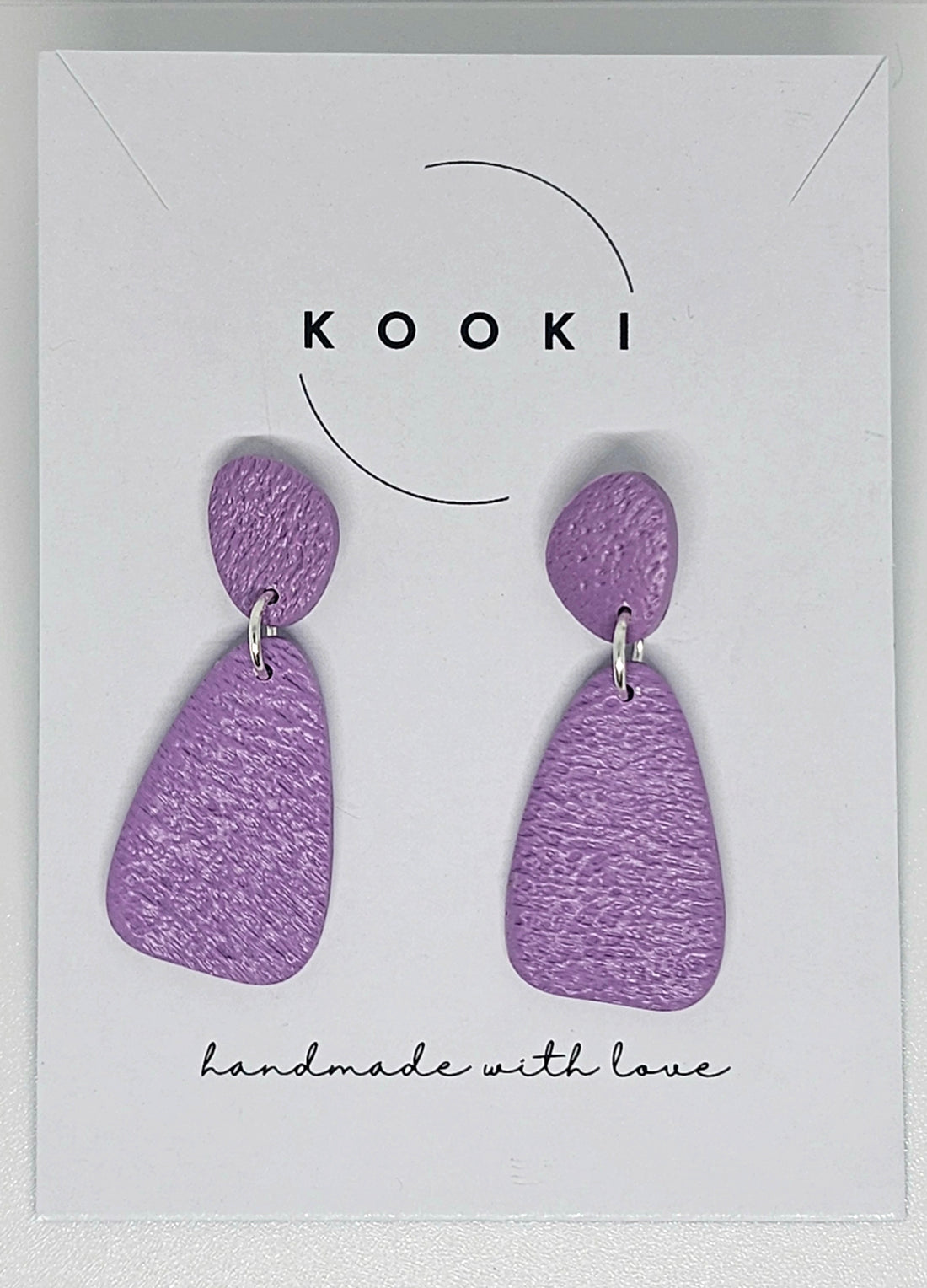 Textured Triangle Dangles