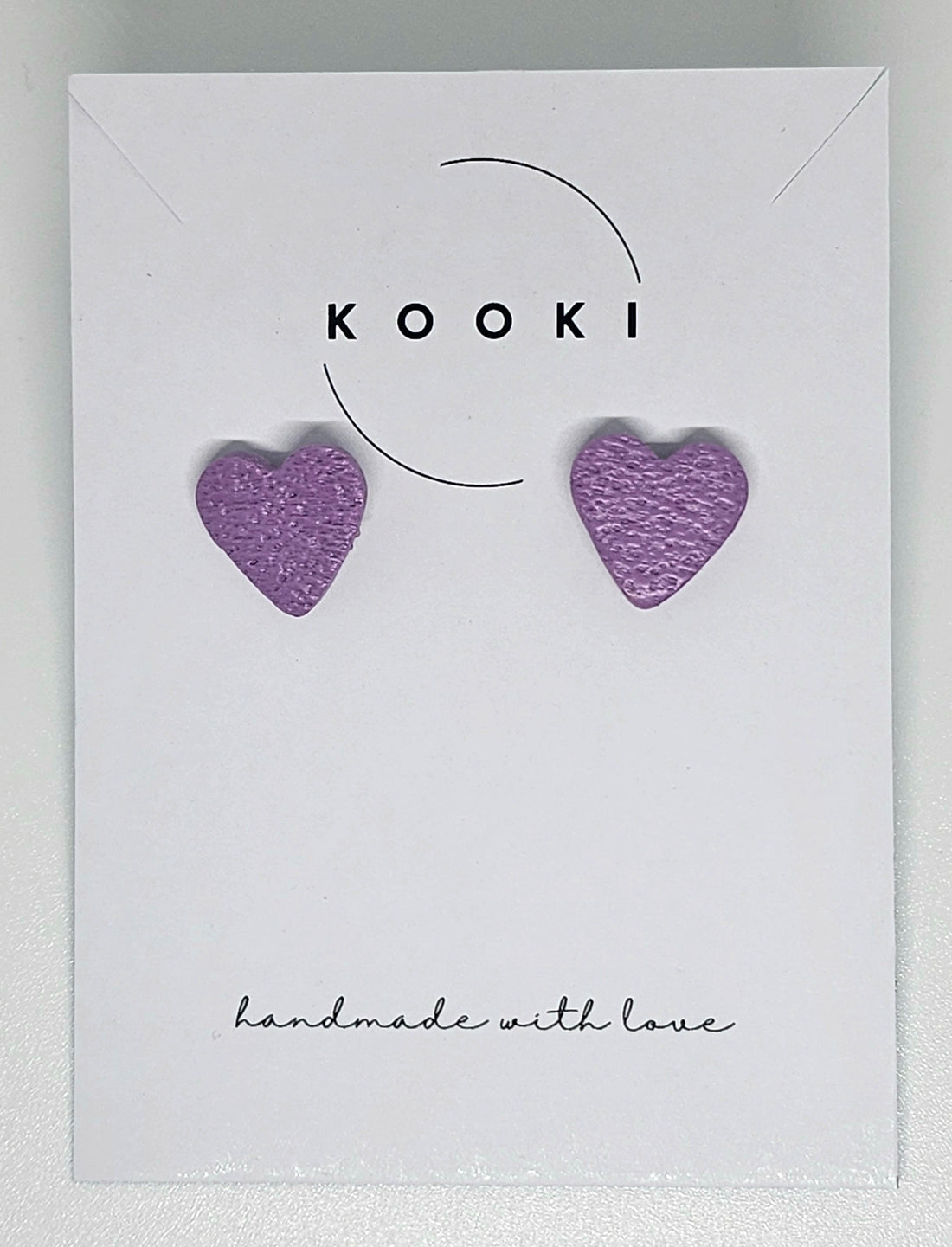 Purple Heart Studs