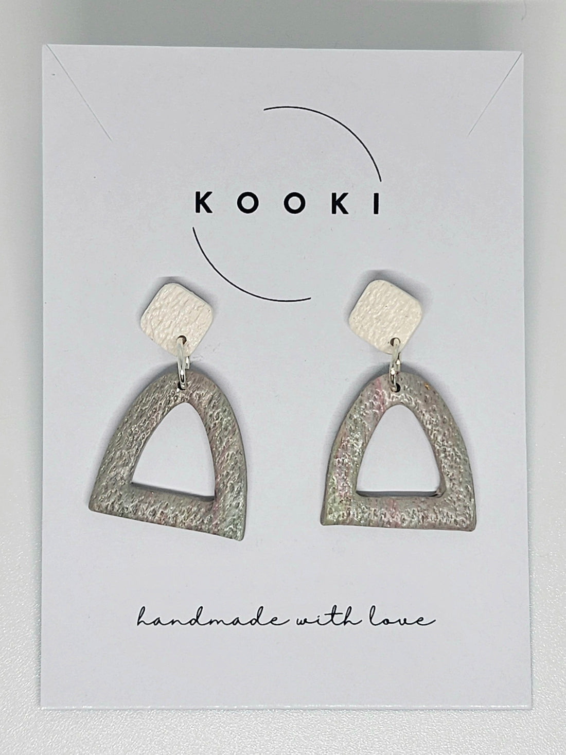 Textured Sage Dangles