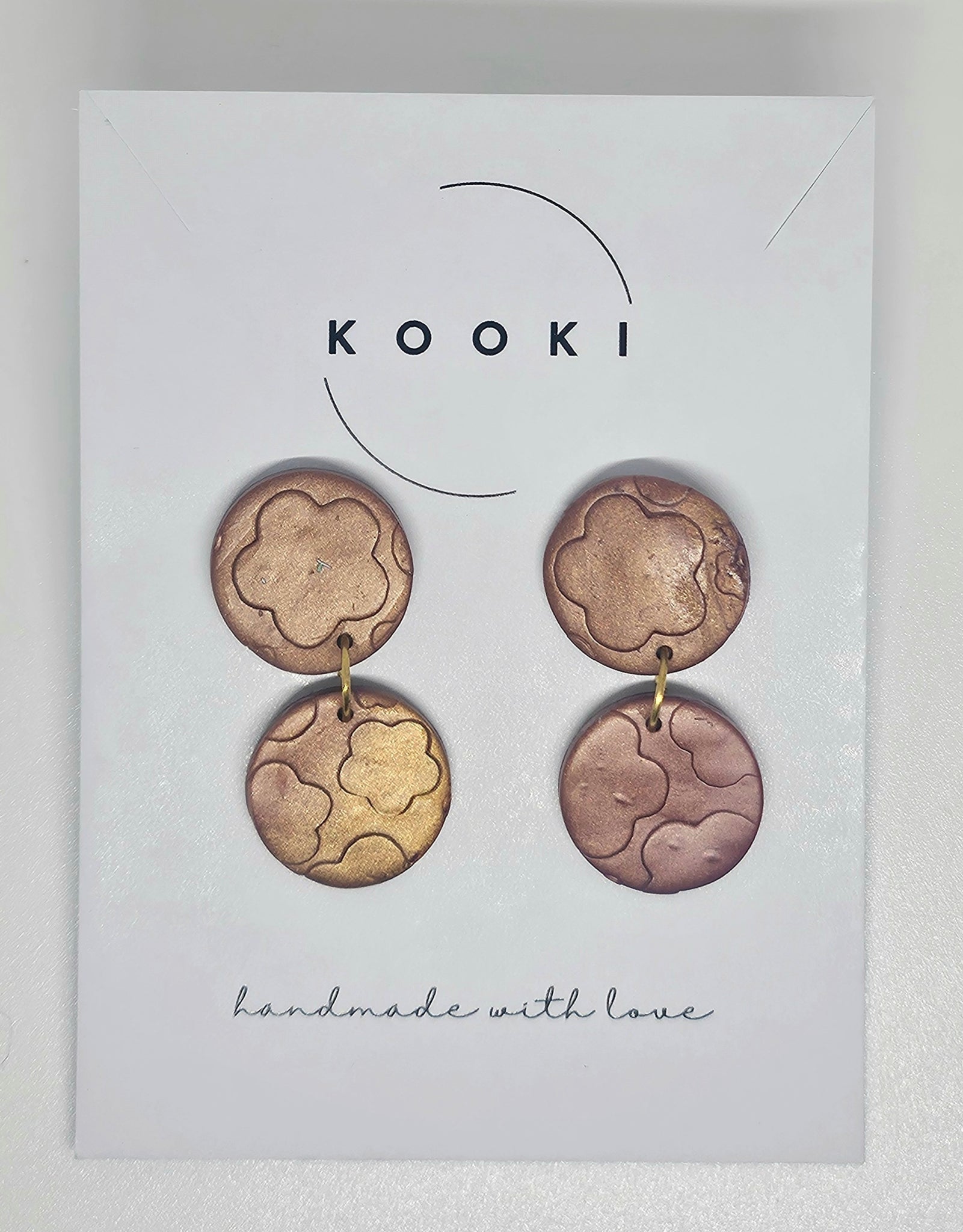 Shimmery Round Dangles